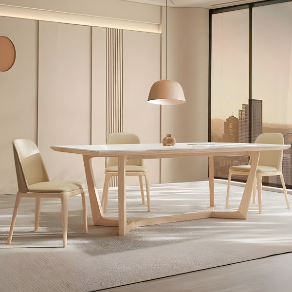 contemporary marble dining table for modern home