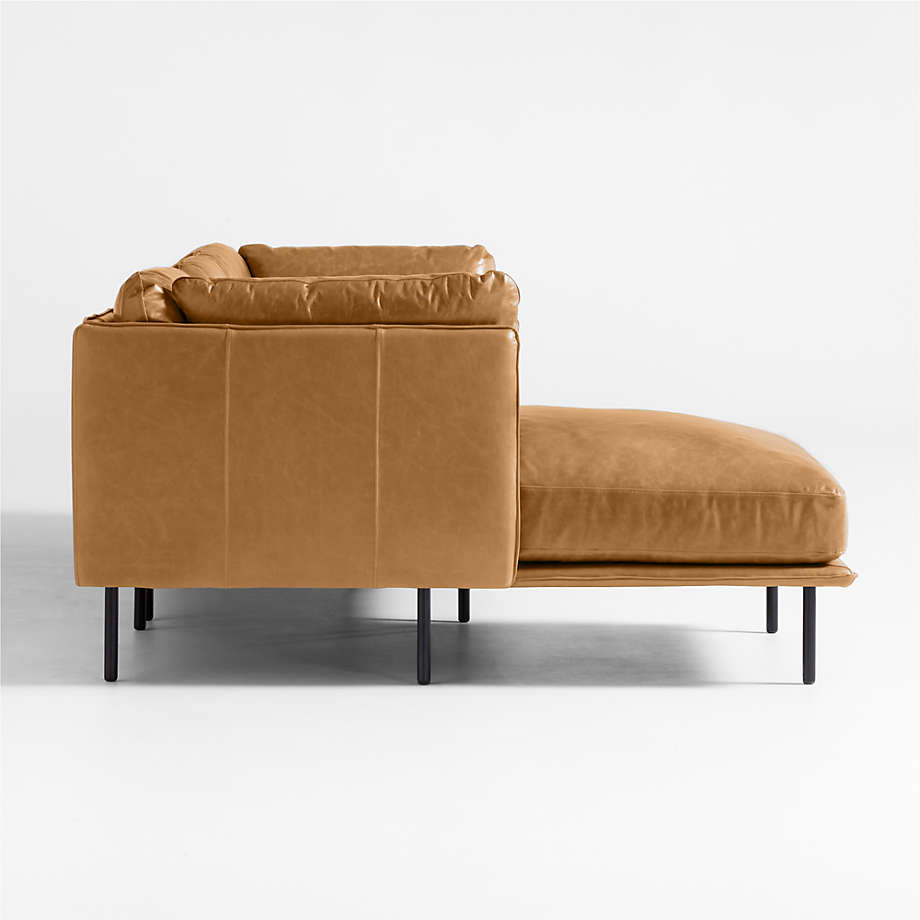 Comfortable deep-seat sectional sofa