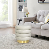 Luxury upholstered teak wood coffee table