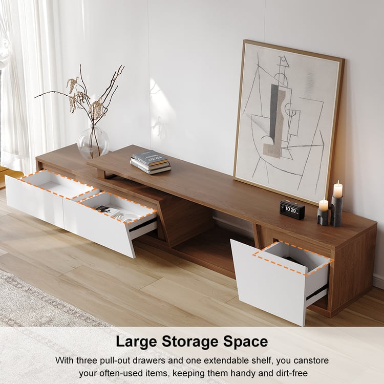 Wooden TV cabinet for modern home interiors