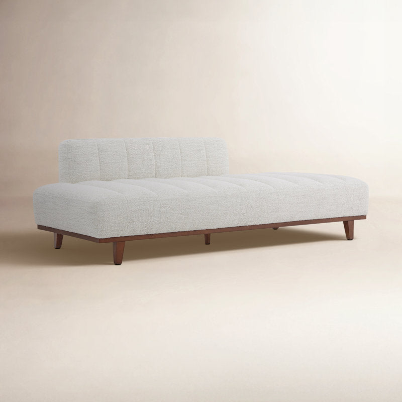 Solid teak wood handcrafted modern lounge sofa