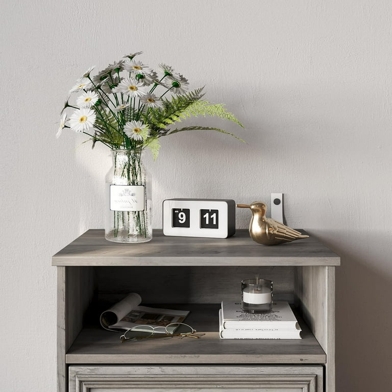 Space-saving bedside table
