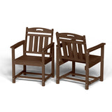 Wooden patio chair made from teak wood