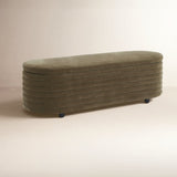 modern upholstered bench with storage