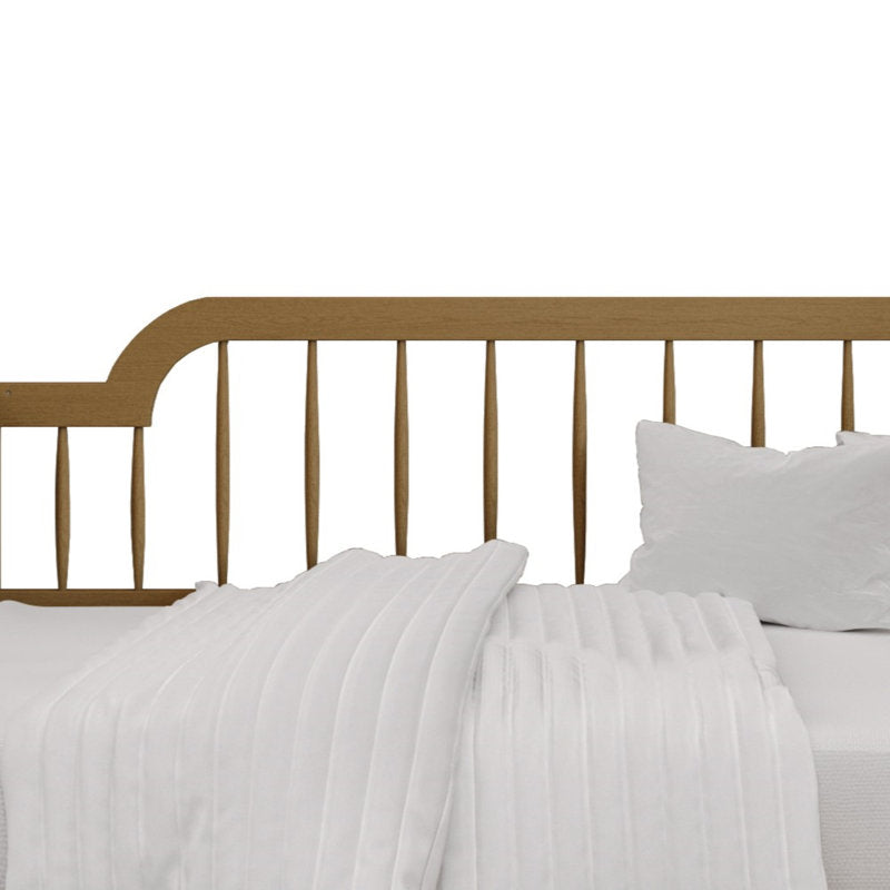 Elegant teak wood bed frame