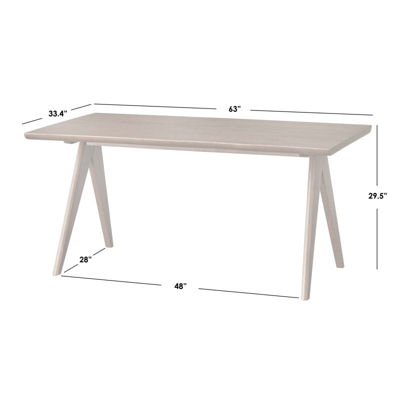 Handcrafted teak wood dining furniture with rattan details