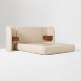 Premium upholstered bed frame for contemporary bedroom