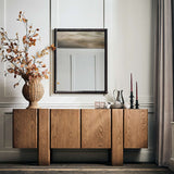 Luxury teak wood storage cabinet for living room