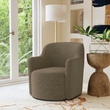 Contemporary barrel armchair for modern home décor