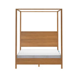 Premium solid wood canopy bed design