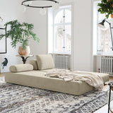 Premium solid teak wood lounge sofa for living room