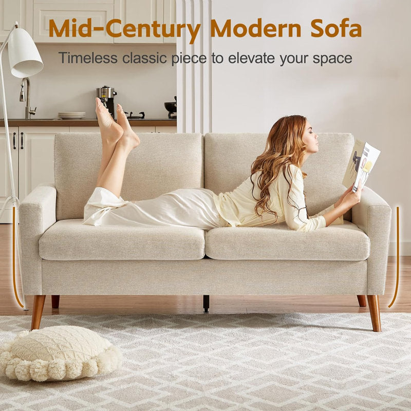 Contemporary wooden sofa by Sky Rise Decor