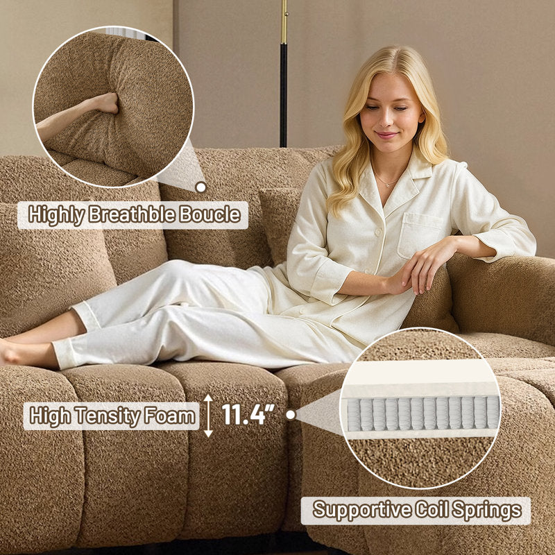 Comfortable contemporary sectional sofa furniture
