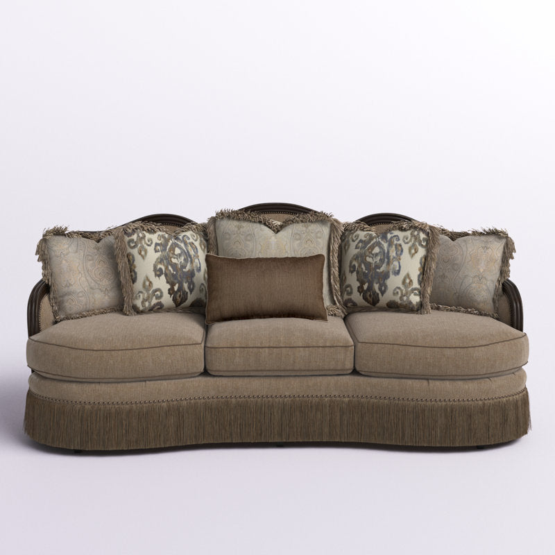 Designer teak wood luxury sofa for home interiors

