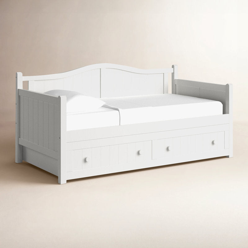 Solid teak wood daybed for bedroom.