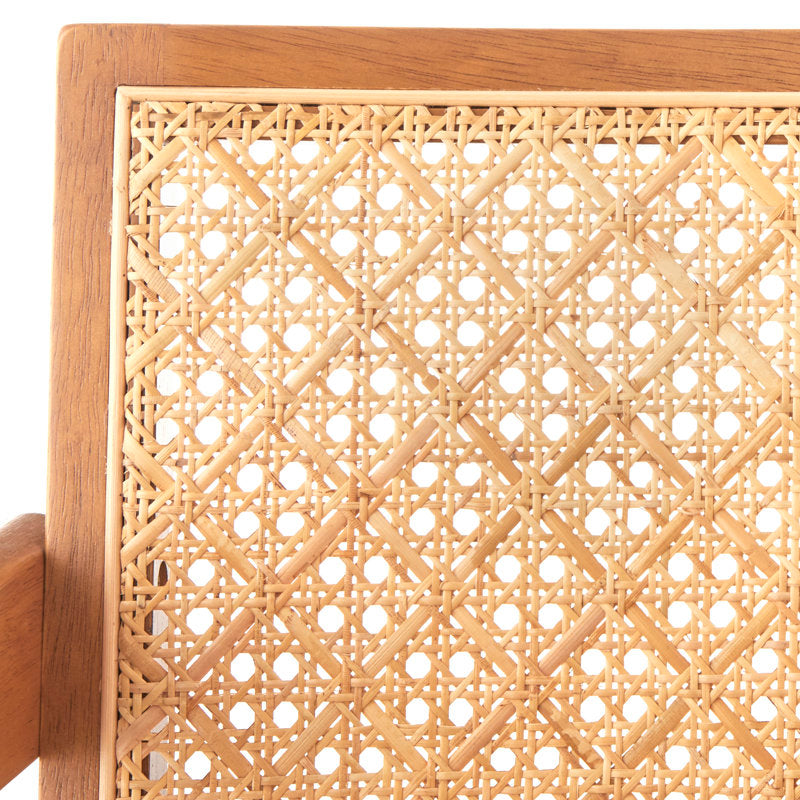 Scandinavian inspired teak dining table set