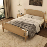 boho style cane bed frame
