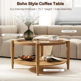 Solid teak wood center table for living room
