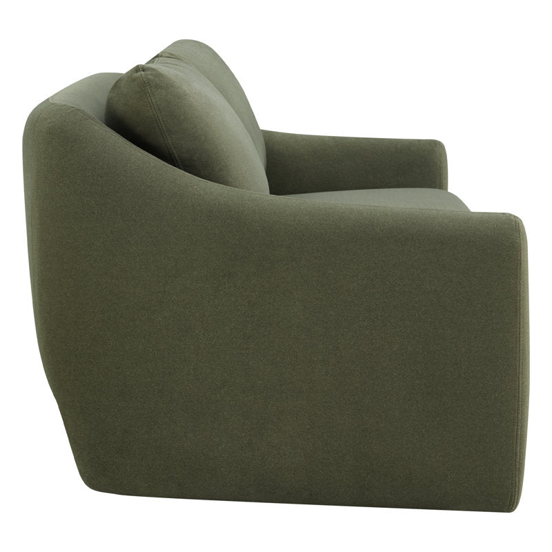 Comfortable 3 seater teak wood sofa for lounge area