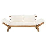 Premium teak wood patio lounge bed