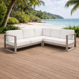 Modern Sectional Sofa L-Shape Patio Couch | Sky Rise Decor