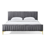 modern bedroom interior with luxury bed