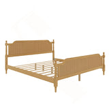 classic cane headboard and footboard bed