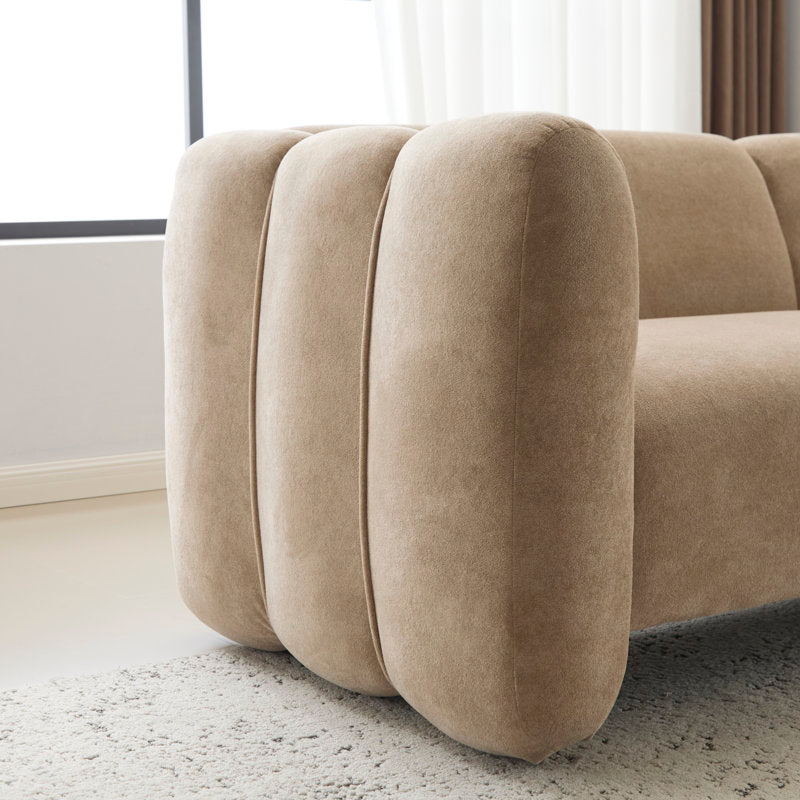 Elegant contemporary teak wood sofa furniture