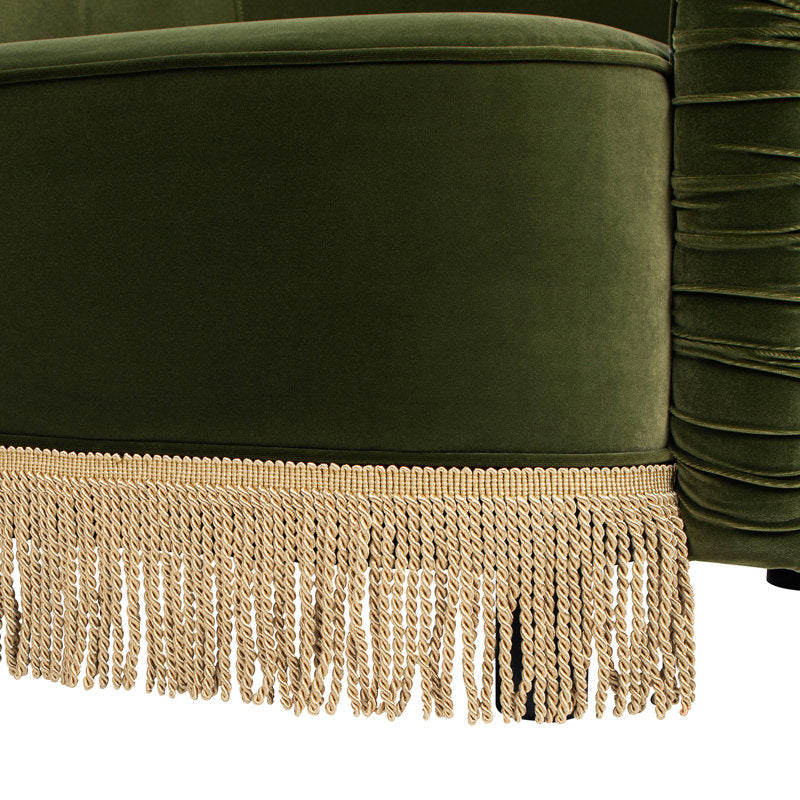 Premium velvet barrel chair for luxury interiors