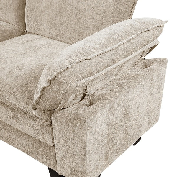 Stylish teak wood sofa set for luxury interiors