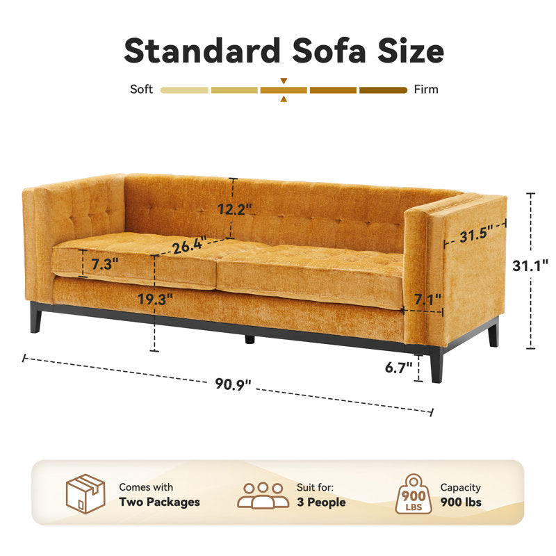 Stylish living room sofa crafted from solid teak wood