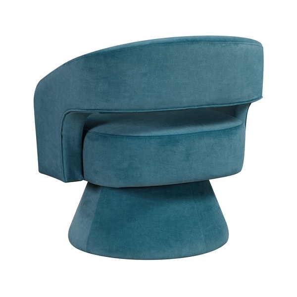 Contemporary blue accent chair for home décor