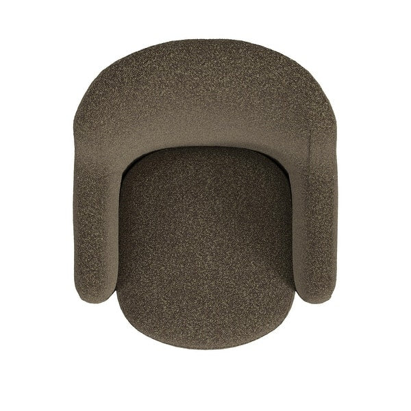 Premium modern accent chair with curved armrests