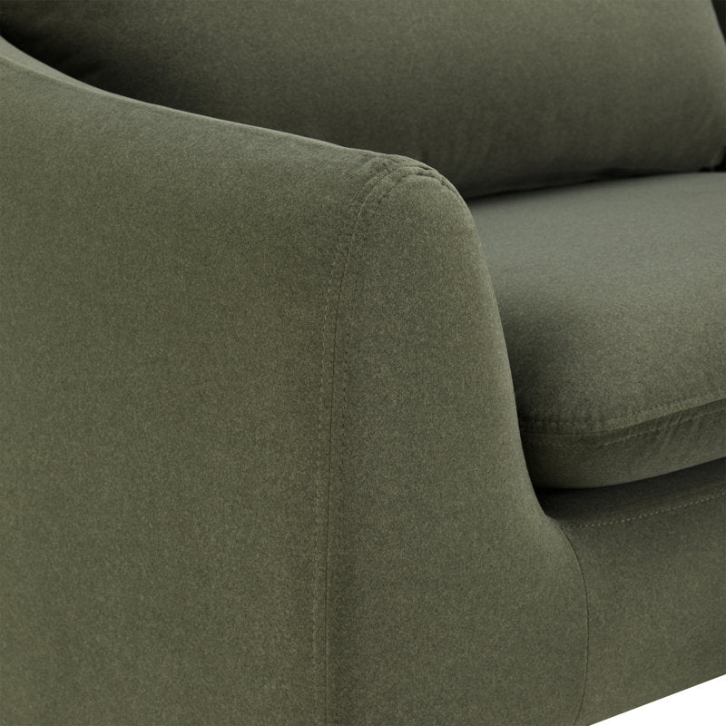 Luxury minimalist teak wood couch for home décor
