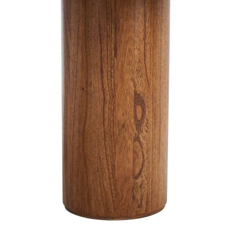 Premium modern center table with walnut wood finish