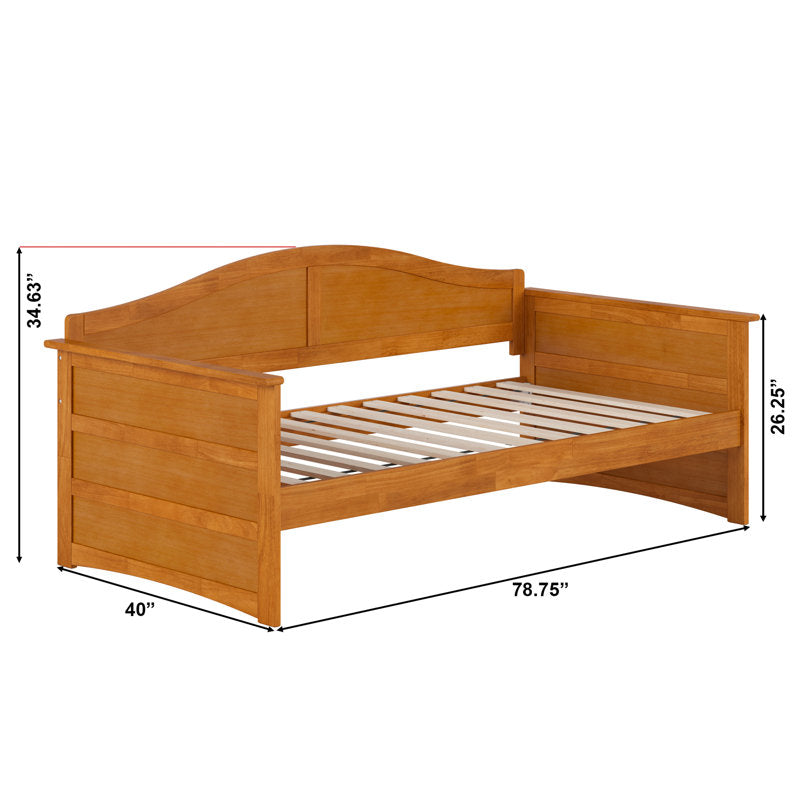 Luxury teak wood guest bed