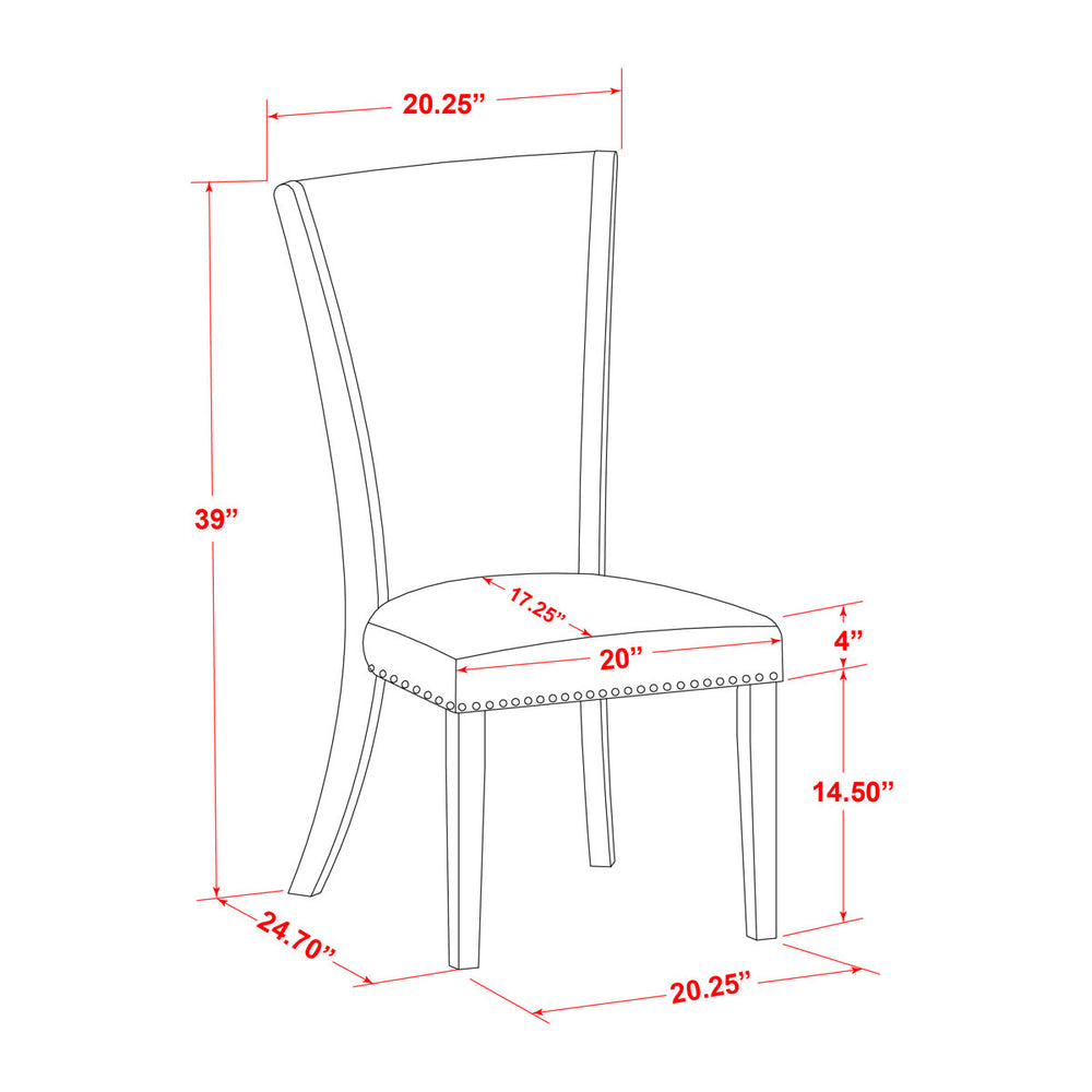 Luxury round dining table set for family gatherings