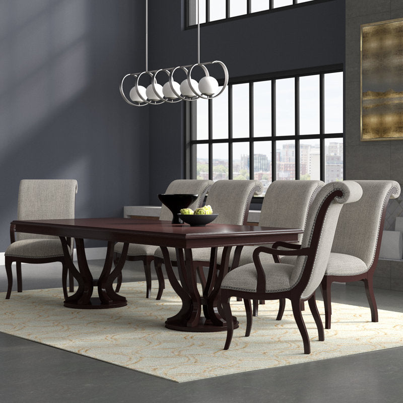 Elegant 8 Seater Teak Wood Dining Furniture Set