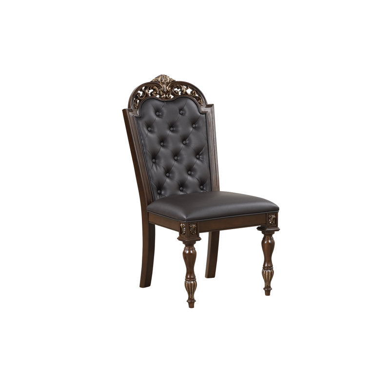 Elegant six seater teak dining table furniture