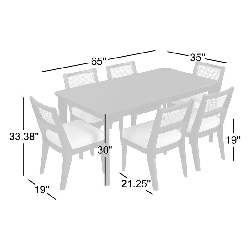 Premium teak wood dining room set by Sky Rise Decor