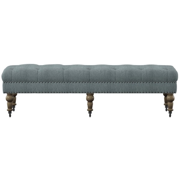Handcrafted teak wood bench for living room décor