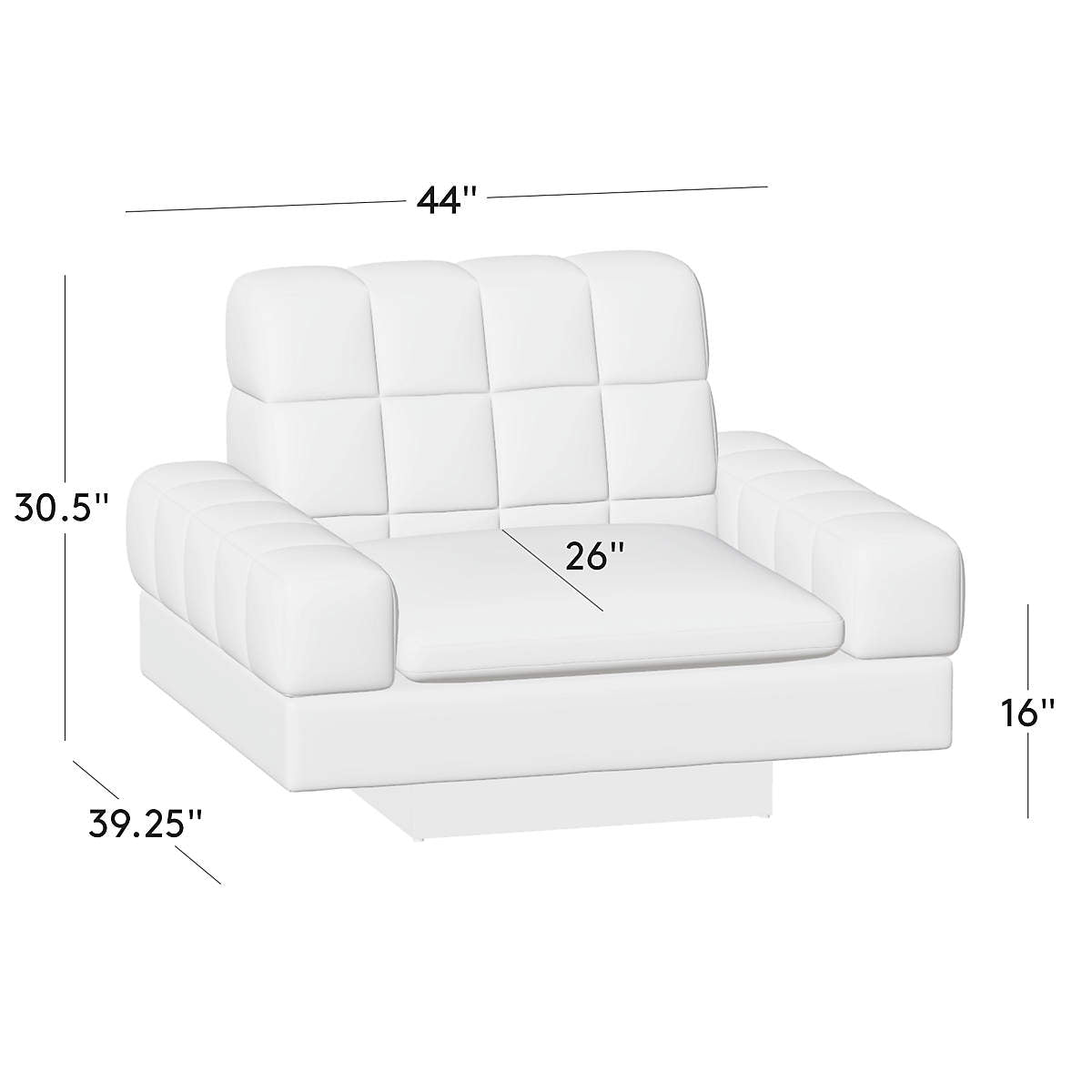 Luxury upholstered accent chair with teak wood base