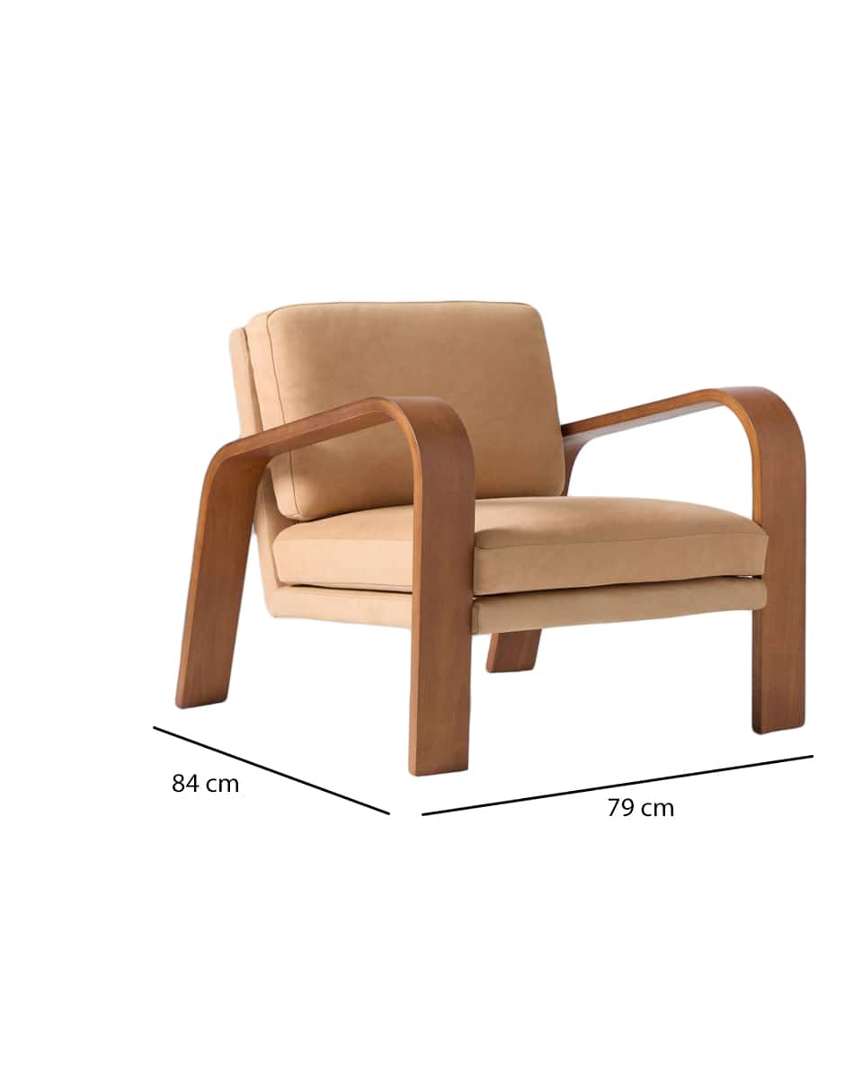 Handcrafted teak wood lounge furniture chair