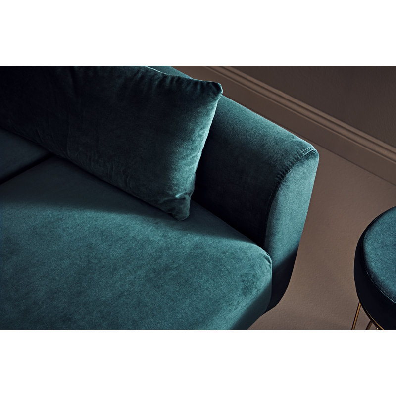 Premium teak wood sofa with elegant modern upholstery