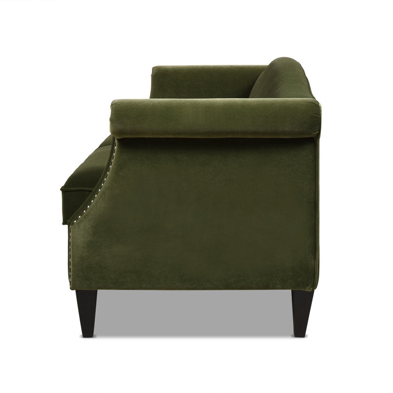 Modern luxury sofa with teak wood frame