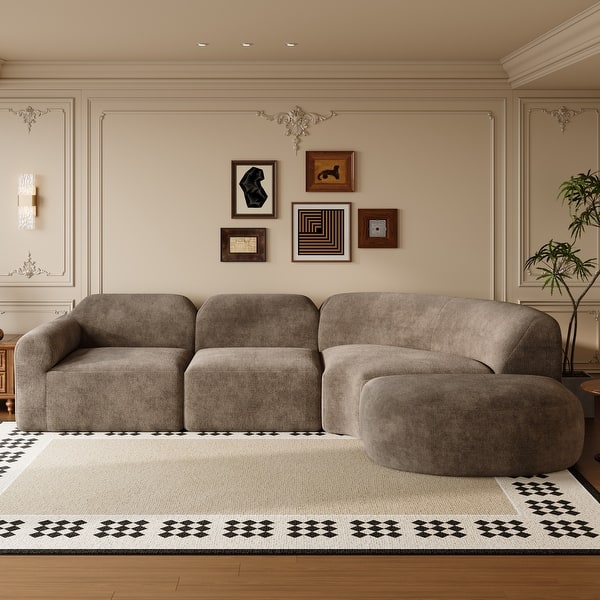 Modern sectional sofa for contemporary living room