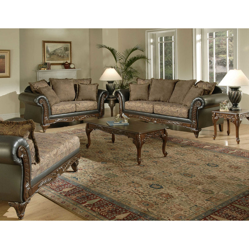 Luxury carved teak wood sofa living room furniture