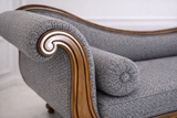 Premium Victorian chaise lounge sofa for luxury living room interior
