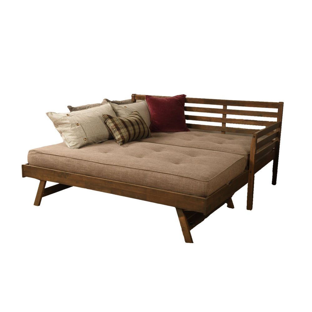 Modern wooden daybed made from teak wood