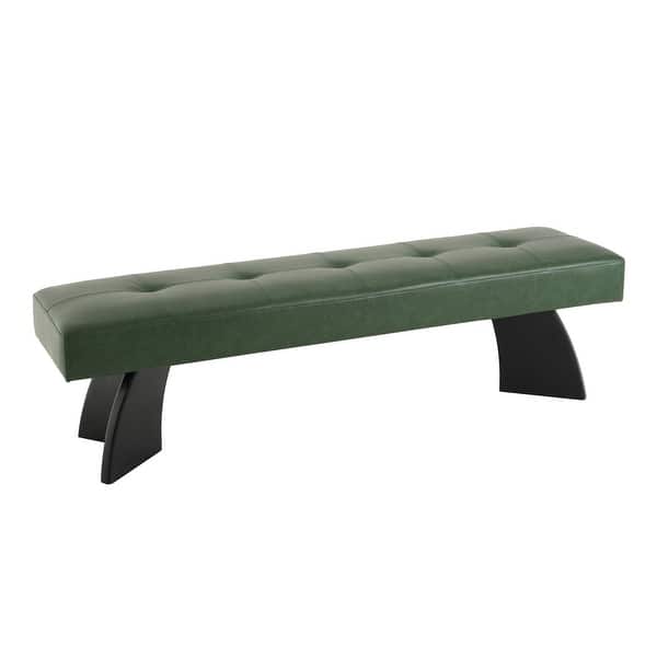 Contemporary wooden dining bench for home
